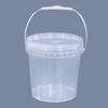 Прозрачное пластиковое ведро Ningzhao с ручкой, 3 л (2-Pack)