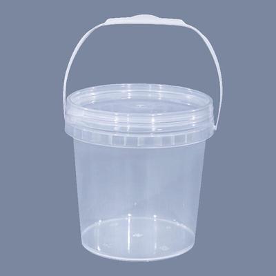 Прозрачное пластиковое ведро Ningzhao с ручкой, 3 л (2-Pack)