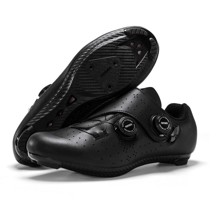 Unisex Road Cycling Shoes With Stiff Sole Non-Clipless Or Clipless Options Lightweight Anti-Slip Outdoor Bike Footwear
