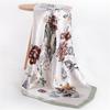 90 * 90cm New Silk Scarf Women'S Spring And Summer Decorative Scarf Sunscreen Travel Shawl Autumn And Winter Scarf Thin Edition