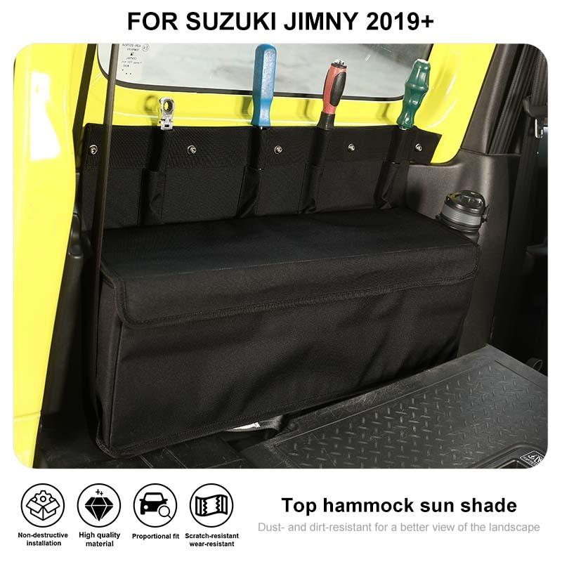 Боковая сумка для хранения в багажнике автомобиля, органайзер для Suzuki Jimny 2019 2020 2021 2022 2023 2024, аксессуары для салона автомобиля