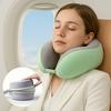 Memory Foam U-Shaped Travel Neck Pillow for Airplane Sleeping and Neck Support