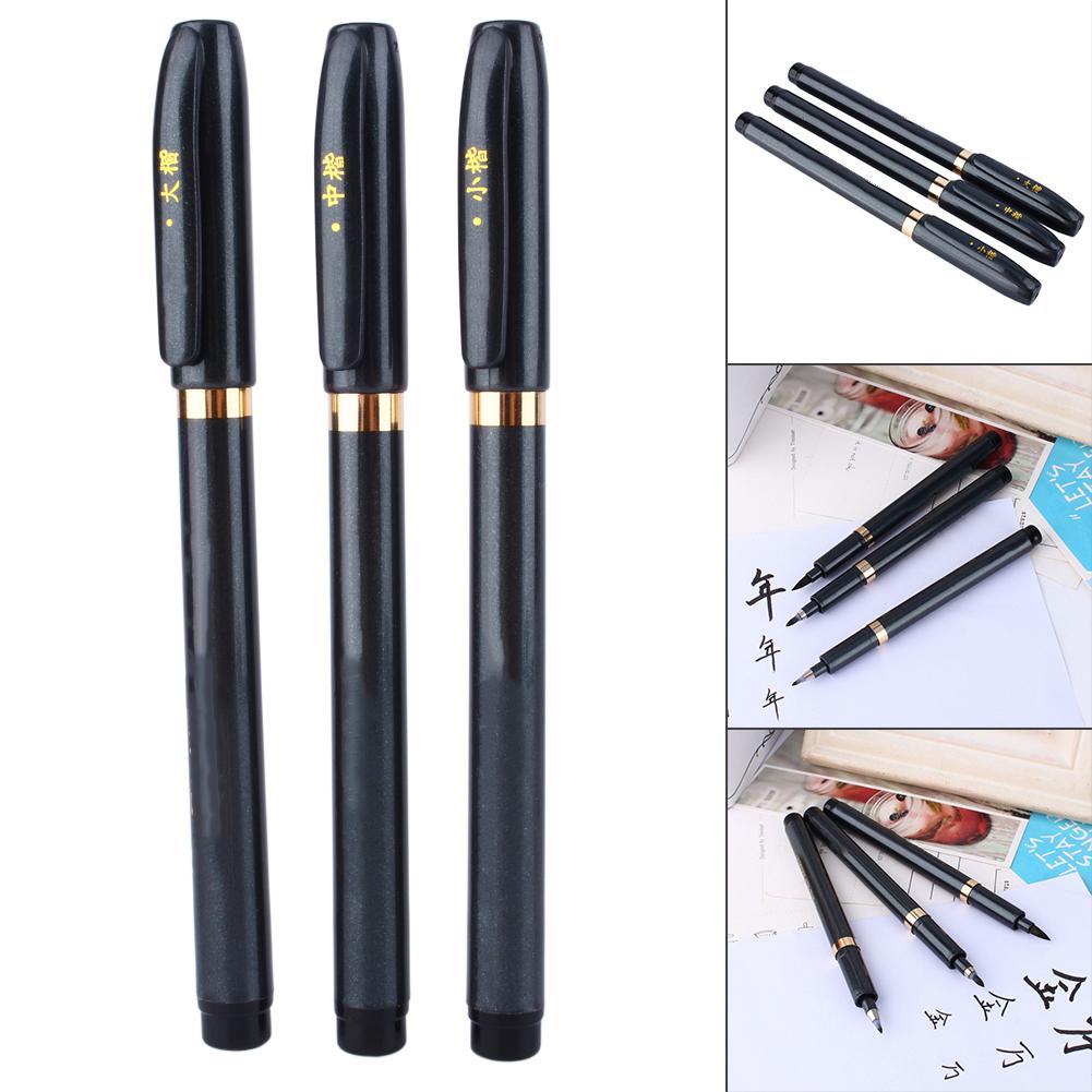 Fudenosuke , 3pcs Chinese Japanese Calligraphy Brush Pen Nibs Pen Writing Drawing Craft SG e Shodo Brush Ink