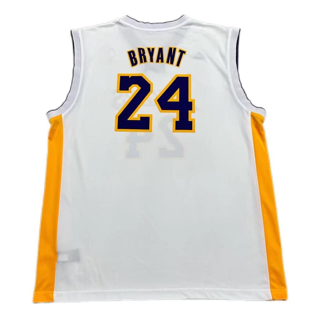 Adidas X NBA Collaboration Los Angeles Lakers Kobe 24 REP Print Comfortable Pullover V-Neck Sports Basketball Jersey Unisex Jersey 7818A-3L9-AEB836