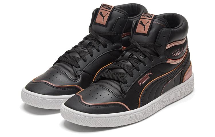 Women's Sneakers Puma Wmns Ralph Sampson Mid Metal 'Black Rose Gold'