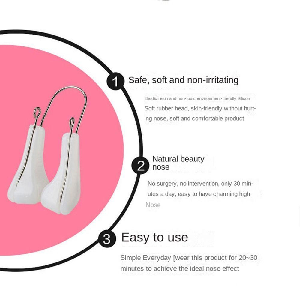 Корректор формы носа Силиконовый носовой подъемник Носовой формирователь Зажим для носа Подтяжка носа Выпрямитель носа