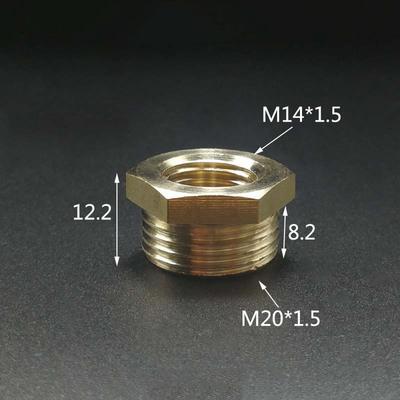 Латунный переходник-втулка 1/4" 1/2" BSP M10/14/16/20 Трубный фитинг Соединитель Адаптер Для манометра