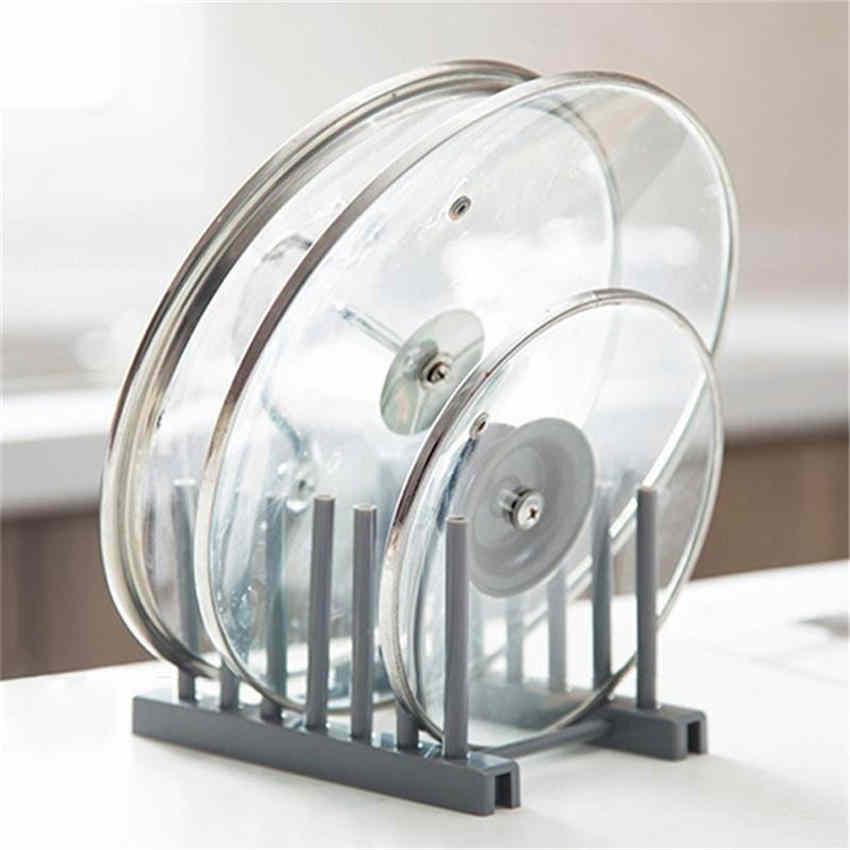 Kitchen Dish Plate Pot Cover Drying Drain Holder Plastic Storage Rack Shelf Cup Dish Rack Tools  WG21IL23a