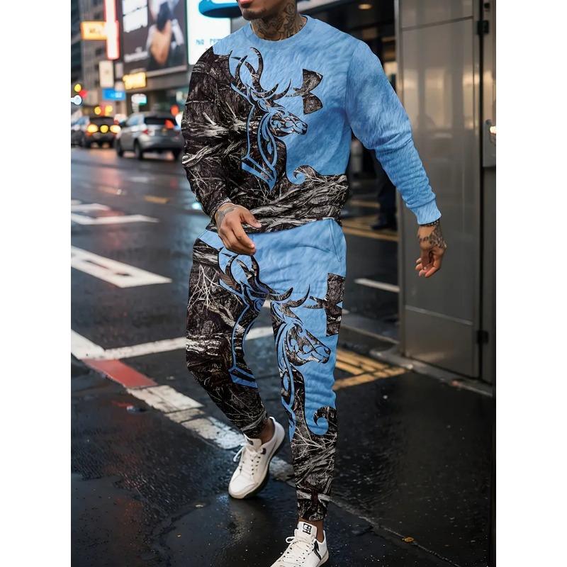 New Mighty Lion Tshirt+Pants Suit 3D Print Men Women Jogging Tracksuit Outfits Fashion Sweatshirt Man Clothing 2pcs Sets