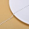 925 Sterling Silver Fashion Simple Elegant Twisted Chain Bracelets Jewelry For Woman Wave Anklet Gifts