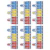 SPL-153 6Pcs Lever Wire  tors Compact Plug in Terminal Push Cable  tion 600V Quick Terminal 32A Wire  tor 3 in 15 Out Lever Nut