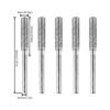 5Pcs Diamond Coated Cylindrical Burr 4.4/4.5/4.8mm Chainsaw Sharpener Stone File Chain Saw Sharpening Carving Grinding Tools