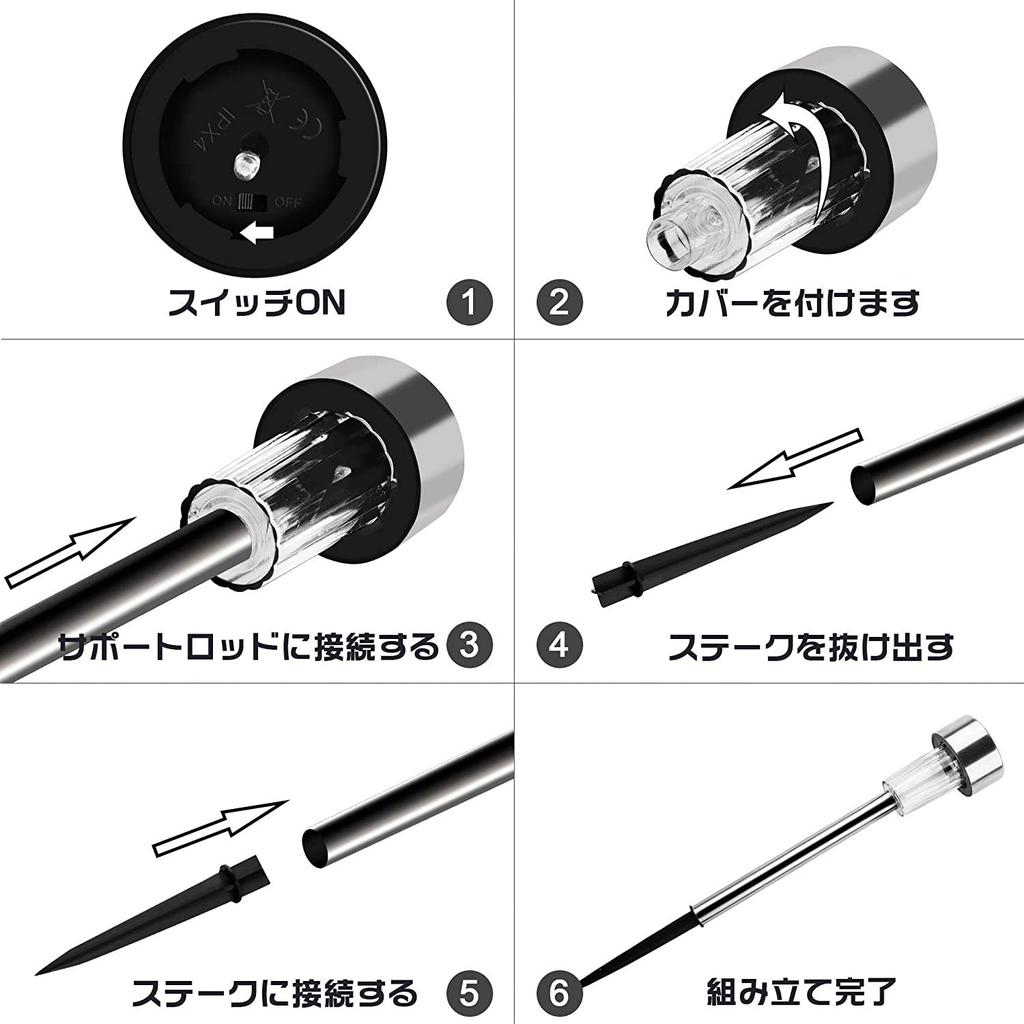 Set of 12 LED Garden Lights, Outdoor, Waterproof, Solar-Powered, Recessed, Light Sensor, Automatically Turns On At Night, Security, Solar Powered,