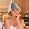 Felt Sauna Cap Thickened Felt Sauna Cap Gifts Hair Protection Hat  Unisex
