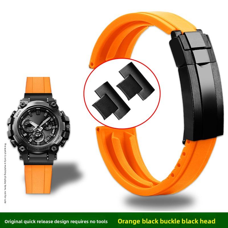 MTG-B3000 Резиновый ремешок для Casio G-SHOCK 5762 MTG-B3000B Модифицированный Быстросъемный конец Водонепроницаемый Силиконовый Ремешок для часов Мужской Браслет