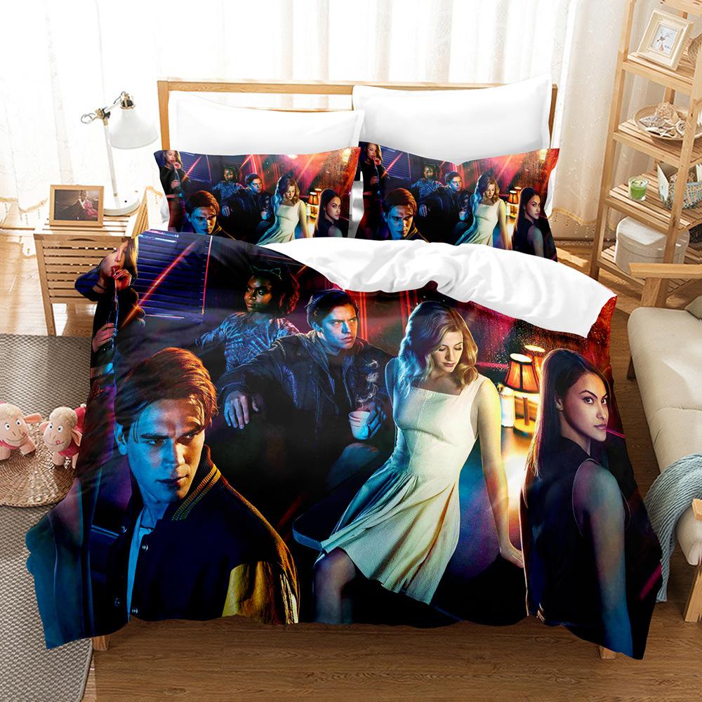 Постельное белье ТВ R-Riverdale Комплект Арчи Эндрюс Бетти Купер Пододеяльник Комплект постельного белья Чехол на одеяло Наволочка Для девочек Мальчиков Подростковый Декор