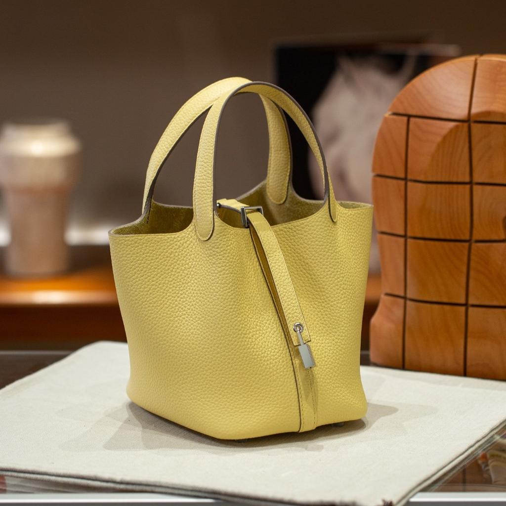 Picotin18 Сумка-тоут с ручкой половинной длины из коровьей кожи верхнего слоя Сто стилей Классическая женская сумка Сумка