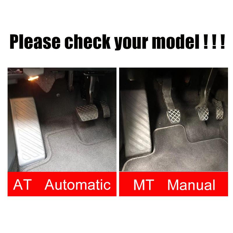 Для Volkswagen VW Golf 7 8 MK7 MK8 Golf 7,5 MK7.5 2013-2022 2023 Автомобильная подставка для ног, чехол для педали акселератора и тормоза