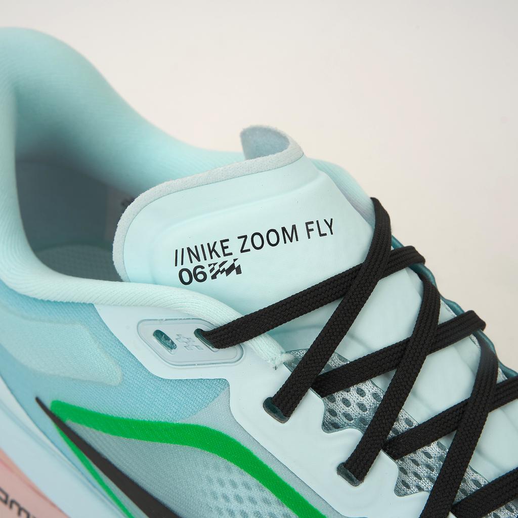 Nike Кроссовки Zoom Fly 6 Glacier Ice Hyper Pink Мужские Синий Зеленый-Шок Черный FN8454-402