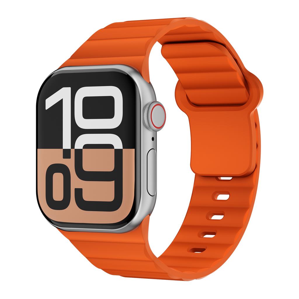 Спортивные силиконовые ремешки для ремешка Apple watch 44 мм 40 мм 46 мм 41 мм 49 мм 42 мм 45 мм correas браслет iWatch ultra 2 series 10 9 8 7 SE