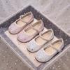Korean Style Sequin Princess Shoes: Girls' Leather Performance Shoes