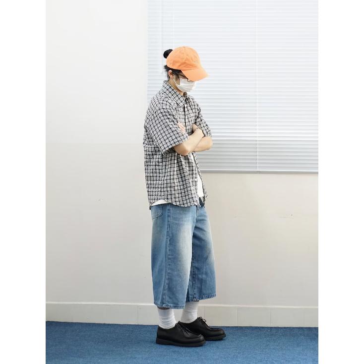 Рубашка с коротким рукавом мужская летняя японская ретро свободная повседневная рубашка с рукавом пять четвертей модная брендовая рубашка куртка