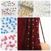 40pcs Metal Cuff Clips Dreadlocks Beads Dread Locks Hair Braid Tubes  for Braids