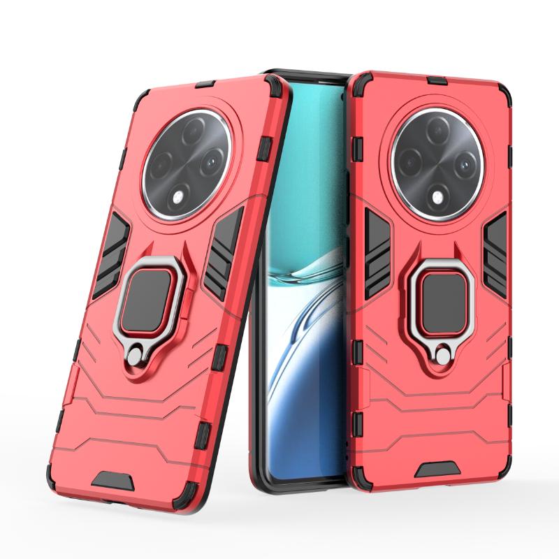 Для OPPO A3 Pro 5G задняя крышка телефона чехол противоударный броня против падения металлический держатель кольца магнитный защитный чехол Funda Coque