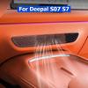 Для Deepal S07 S7 2024 Накладка на решетку вентиляции центральной консоли Декоративная накладка на воздуховод кондиционера Защитная накладка на выход AC Декор интерьера автомобиля