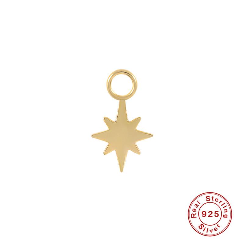 Серьги-шармы из стерлингового серебра S925, подвеска-шарм, серьги-подвески, аксессуары для серег, серьги для работы, подвеска-серьга, женские