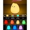 Glue pat lamp, cute cat silicone lamp, creative silicon colorful atmosphere mini gift, dry battery night light