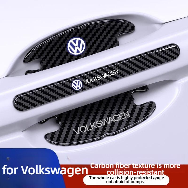 W160 для Volkswagen Tiguan, Lavida, Tiguan, polo, Passat, Touareg и Magotan, наклейки на ручки дверей против царапин и защита ниши ручки двери