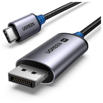 Кабель Ugreen Cm556 Usb-C к Displayport 8K 1M (Черный)