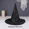 1Pc Halloween Black Witch Hat Cap Hanging Witch Hat Costume Accessory For Halloween Party Favor