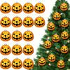 Halloween Home Decor Plastic Pumpkin Balls Halloween Pumpkin Pendants Waterproof Tree Decorations for Indoor Outdoor for Festive