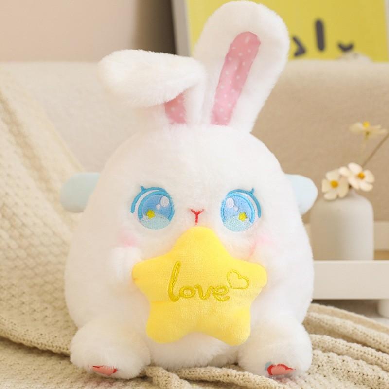 Rabbit Cute Angel Cuddle Star Stuffed Toy Cartoon Girl Sleeping Holiday Gifts