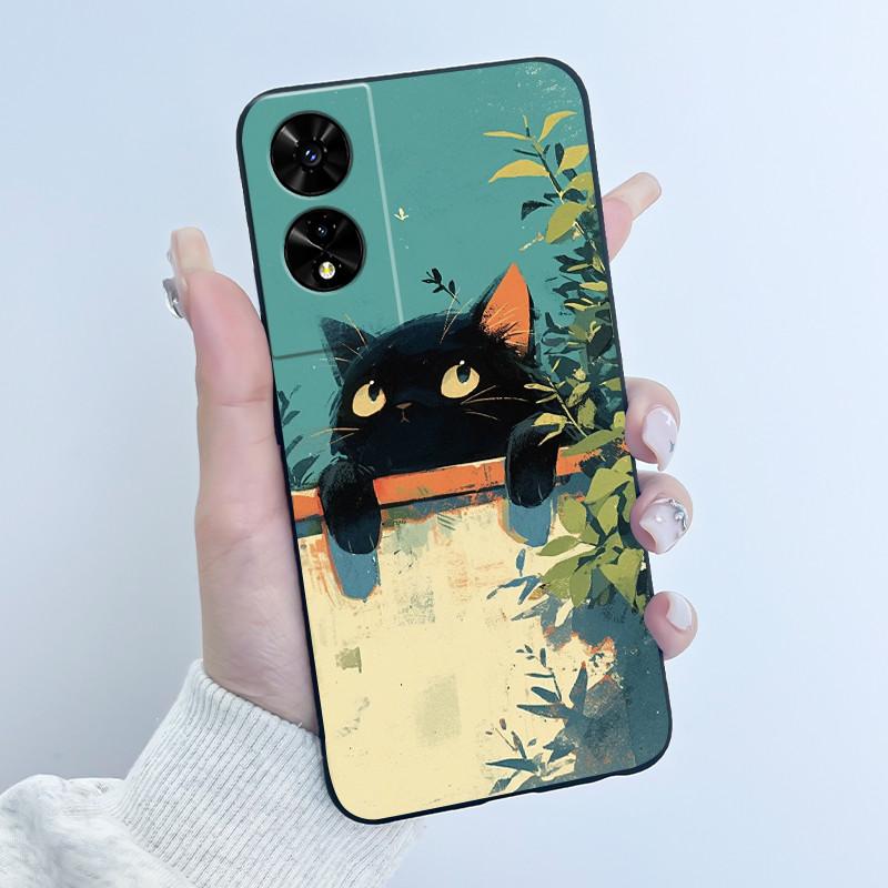 Cute Case For TCL 505 (T509K) (T5094) Fundas Capa Printing Shell Protective Cover Soft Silicone Cartoon Phone Casing Coque