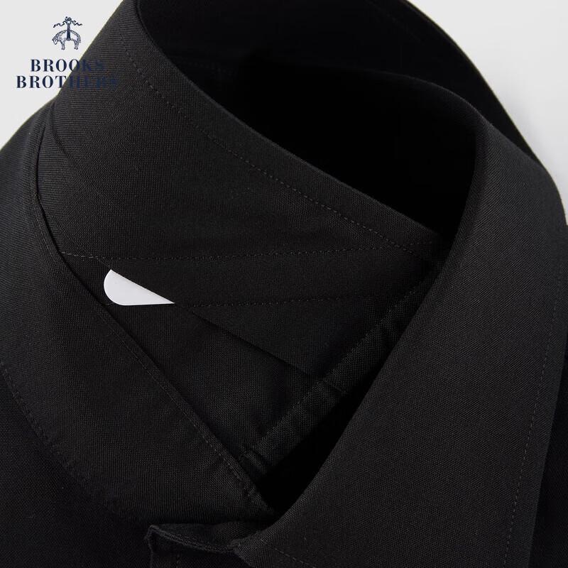Мужская деловая рубашка Brooks Brothers, легко стирающаяся, приталенного кроя, из чистого хлопка