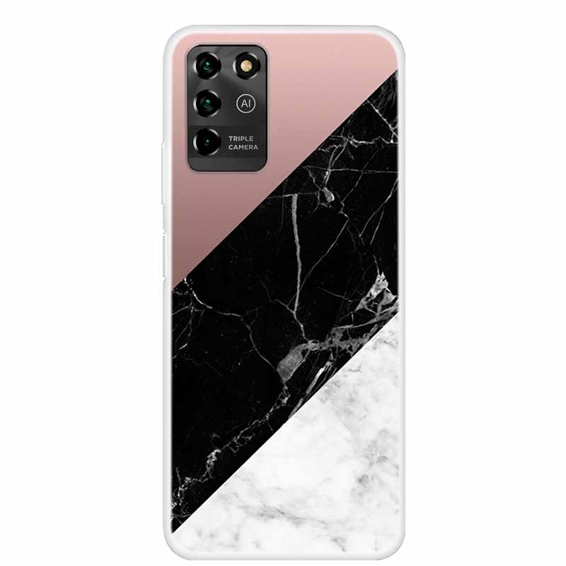 Чехол для ZTE Blade V30 Vita 8030 Мраморный Мягкий ТПУ Силикон Прозрачный Чехол для Телефона для ZTE V30 VITA Задняя Крышка Прозрачный Capa V 30vita