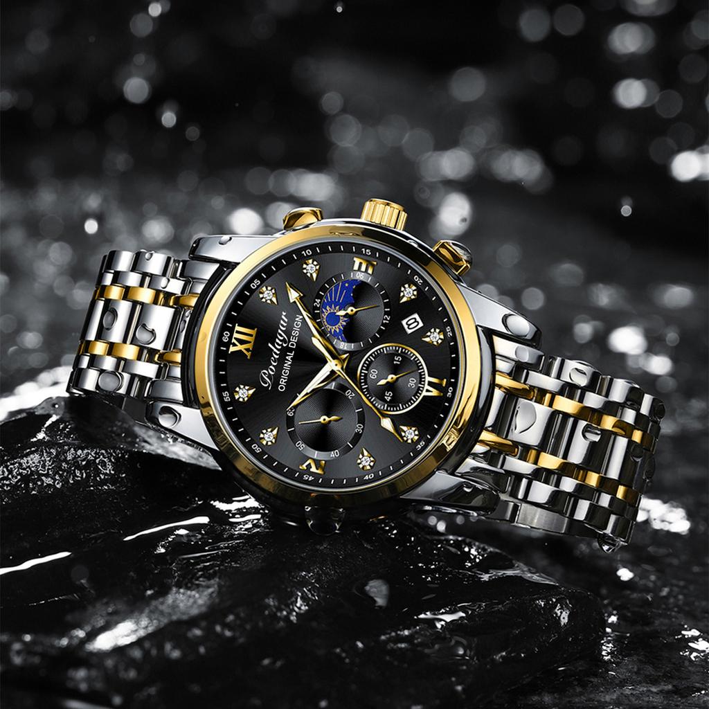 POEDAGAR New TOP Brand Luxury Men's Watch With Box Multifunctional Fashion Waterproof Luminous Men's Quartz Watches