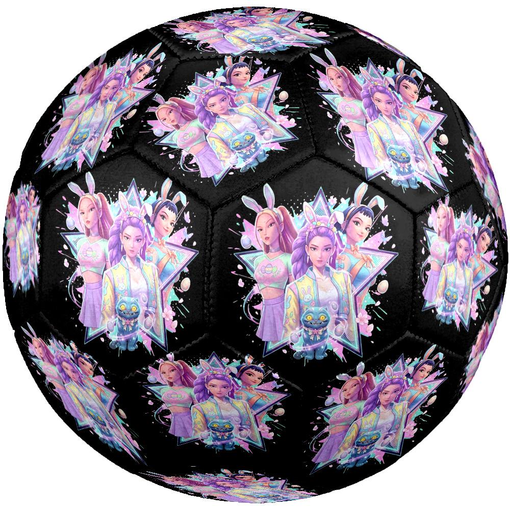 K-pop Soccer Ball Size 5 Football Machine Sewn Indoor/Outdoor Training and Matches perfect gift for sports enthusiasts