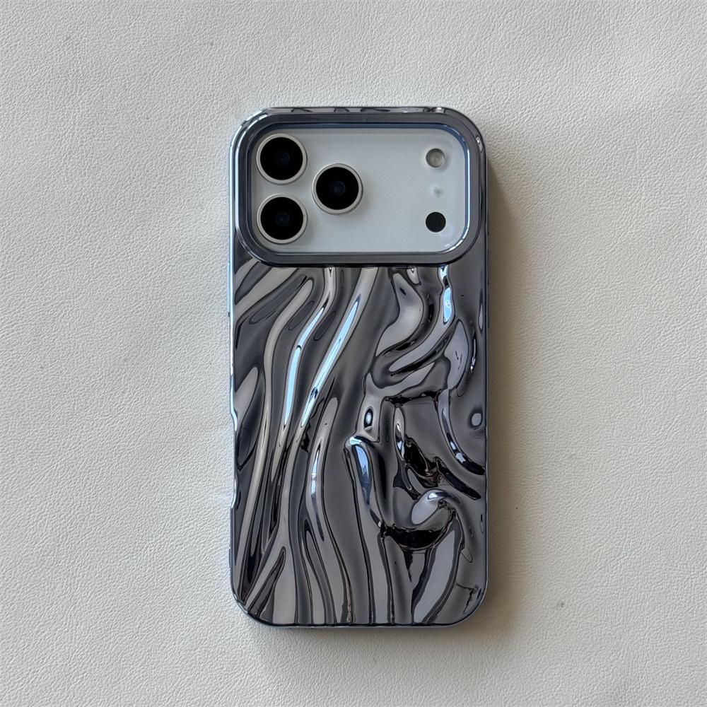 Электроокрашенный 3D прочный чехол для телефона для Iphone 17 Air 16E 16 15 14 13 12 11 Pro Max, водостойкий, ударопрочный, из ТПУ, мягкая крышка