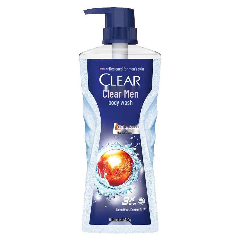 Clear Men Deep Clean Anti-Dandruff Shampoo & Sport Shower Gel Bundle
