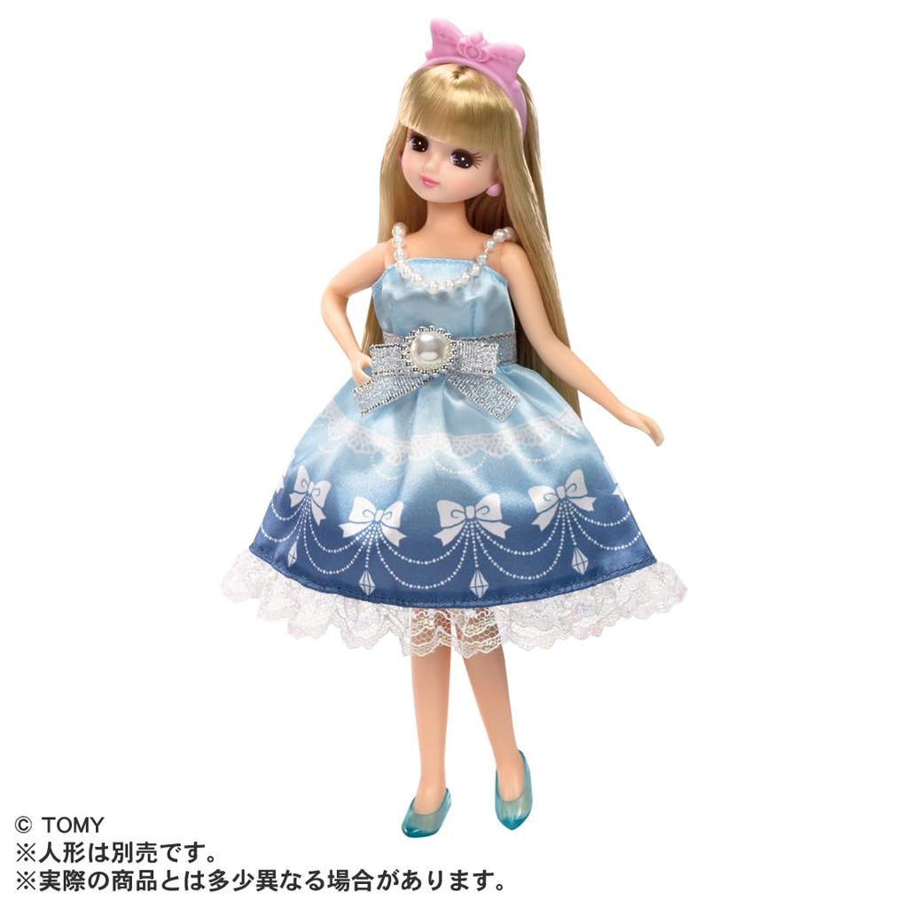 TAKARA TOMY DRESS MY FIRST DRESS Ribbon Crystal Dress Up Pretend Play Toy For Ages 3 And Up Licca-chan LW-02