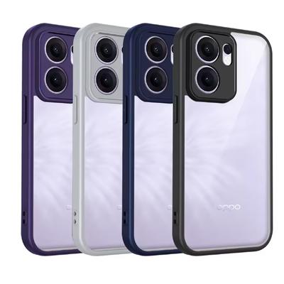 Чехол для Oppo Reno 13F CPH2699, с воздушной подушкой, ударопрочный, силиконовый бампер, прозрачная матовая задняя крышка, жесткий чехол для телефона для Oppo Reno 13F 4G