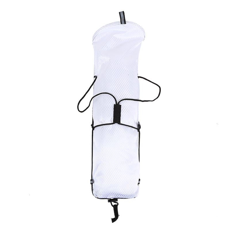 Lightweight External Hiking Pole Storage Bag Fish Bone Pocket Lightweight Opening Tightening Buggy Bag Trekking Poles Bag