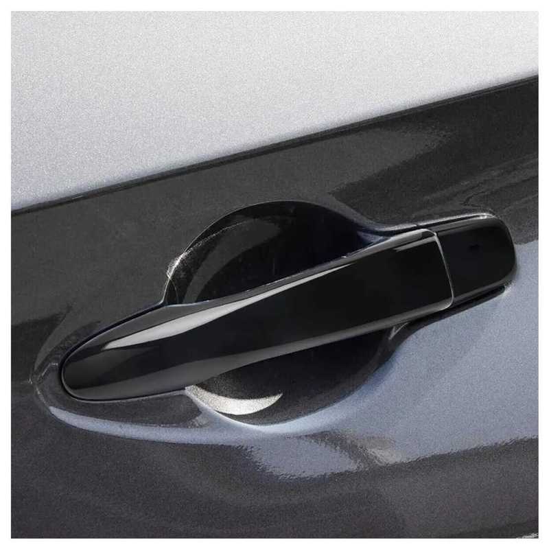 1 Set Car Exterior Door Handle Cover Trim Fit for Nissan Rogue Murano Maxima Glossy Black ABS