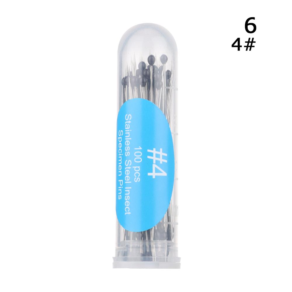 100Pcs Good Flexibility Lab Accessories Entomology Insect Dissections Supplies Needle Specimen Pins Pin