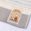 Nishikawa Snoopy Bath Organic Made In XT13286639 Towel, 60x120cm, Washable, 100% Cotton, Japan, Gray, PN3668TW,