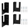 4 шт. черная акриловая настенная вешалка для скейтборда, настенная вешалка для скейтборда для гаража, гостиной